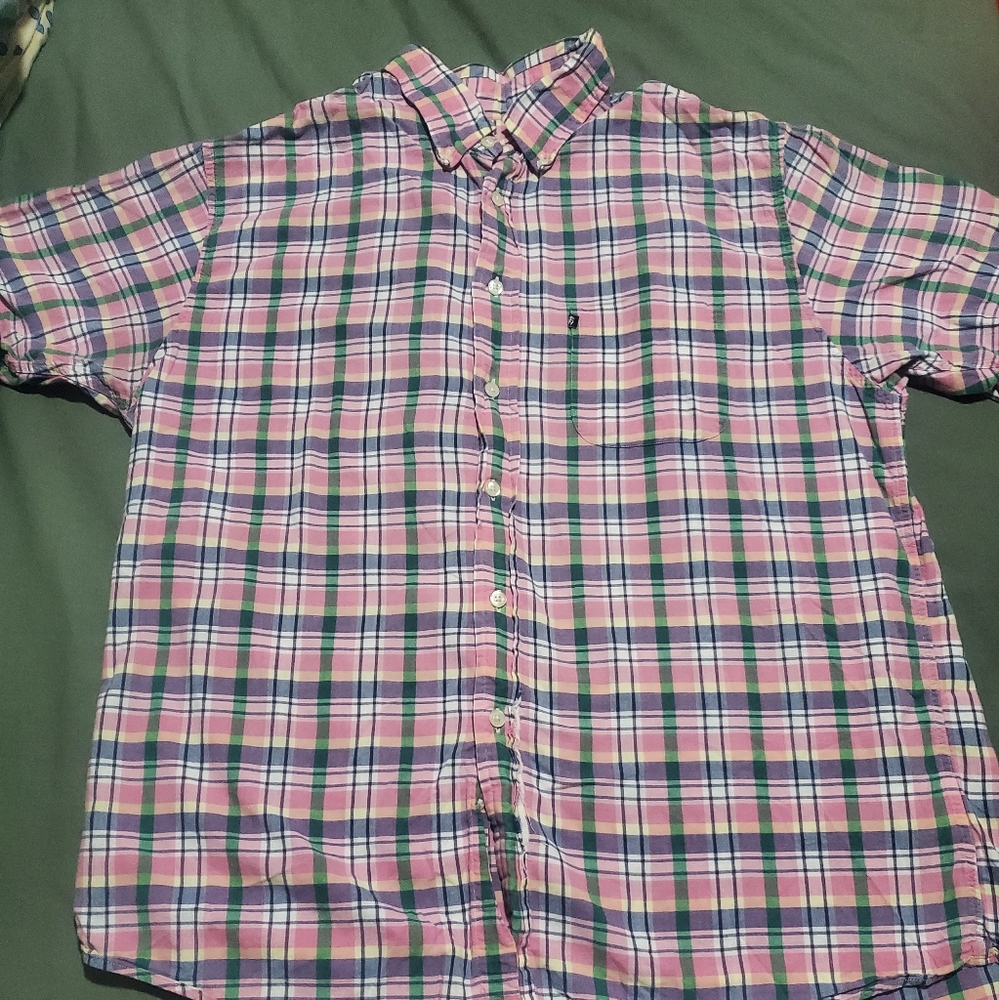 Brooks brothers, short sleeve, size Large, men's button down